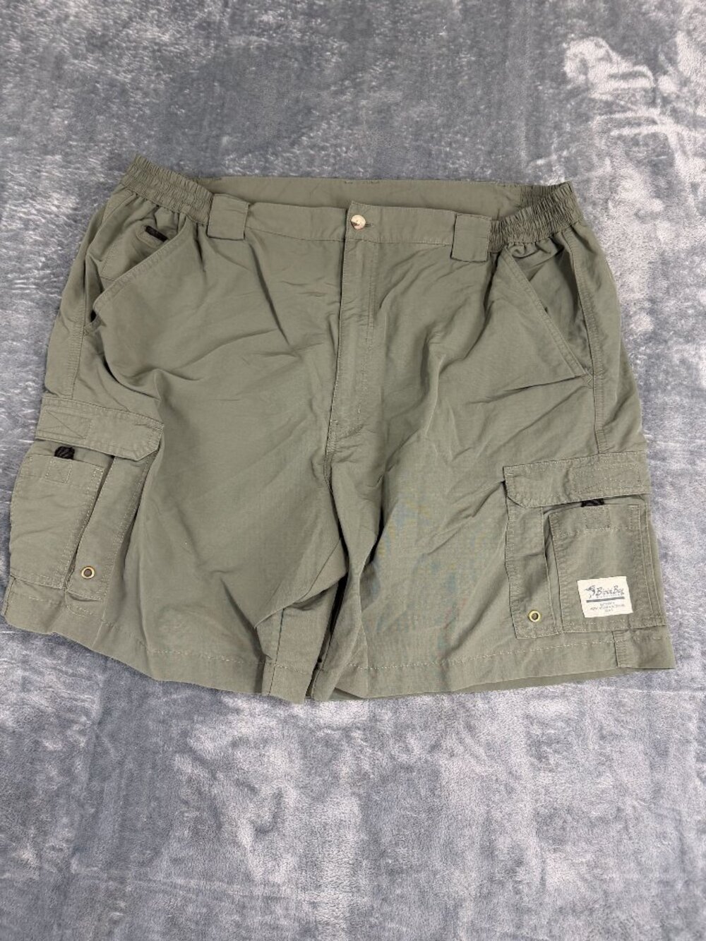 Bimini Bay Mens Olive Cargo Shorts 42